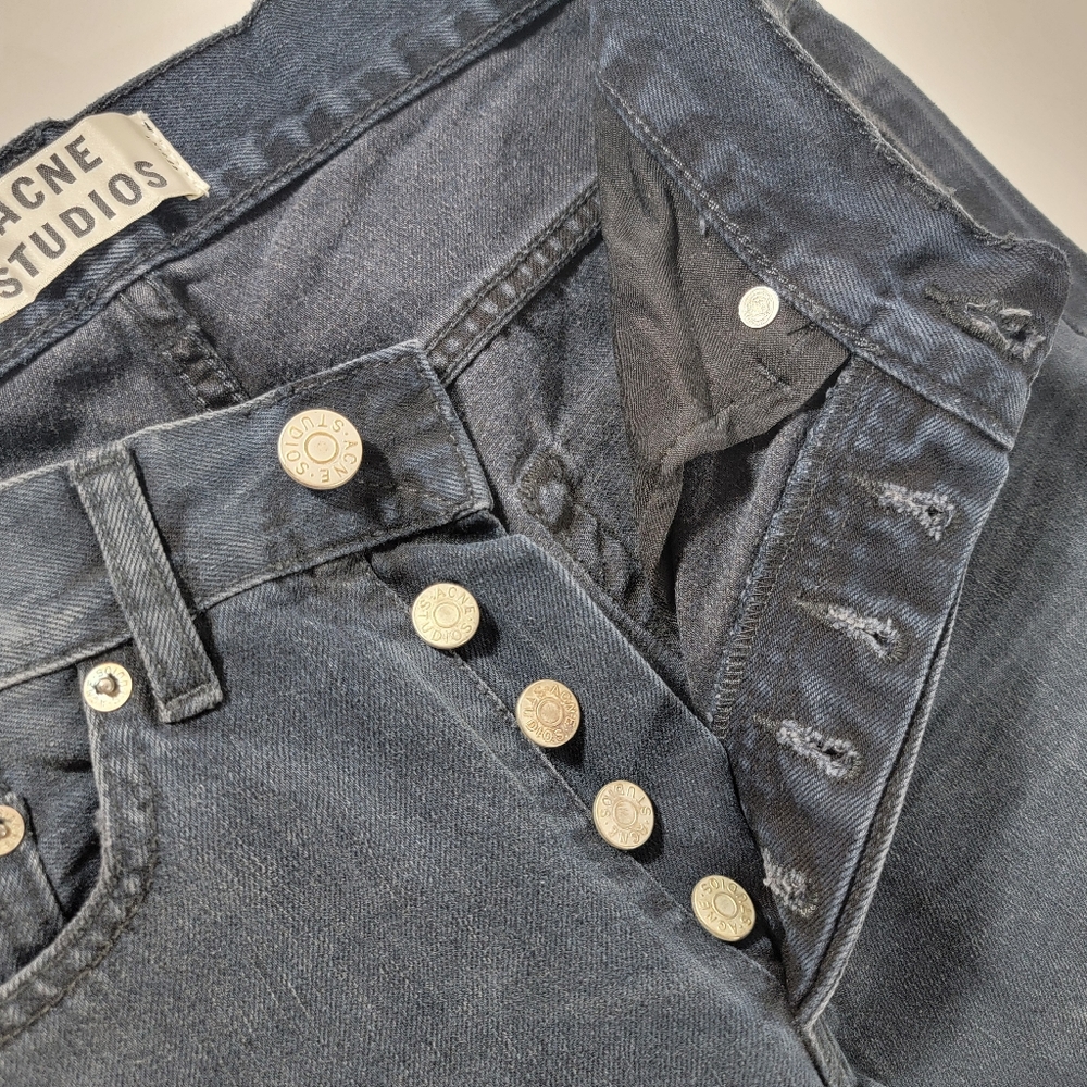 BRAND NEW! Acne Studios Roc Lana Dark Blue Jeans Pants - Picture 7 of 16